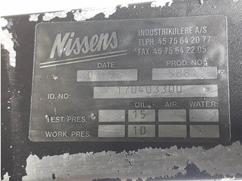 Motor i delovi za Građevinska mašina Nissens 170403300 - Oil Cooler/Kühler/Koeler: slika 4