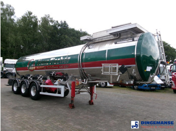 Poluprikolica cisterna Clayton Chemical tank inox 18 m3 / 1 comp: slika 2