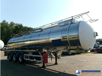 Poluprikolica cisterna Feldbinder Chemical tank (non-ADR) inox 30 m3 / 1 comp + pump: slika 2