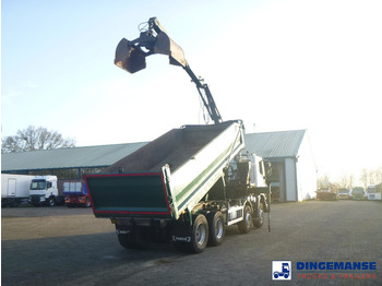 Kamion sa dizalicom Iveco AD340T36 8x4 RHD tipper + HMF 1244 Z1: slika 3