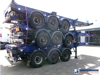 Kamion za prevoz kontejnera/ Kamion sa promenjivim sandukom Montracon Stack - 3 x container chassis 20-30-40-45 ft: slika 3