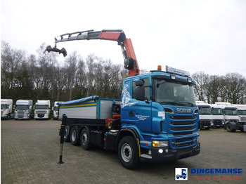 Kamion sa dizalicom Scania R 500 8X2 tipper + Palfinger PK27001 EHD: slika 2