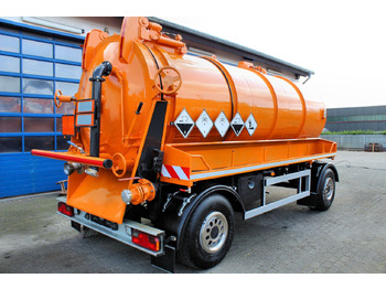 Prikolica cisterna Kutschke / Kroll 10m³ Saug u.Druck ADR  INOX: slika 3