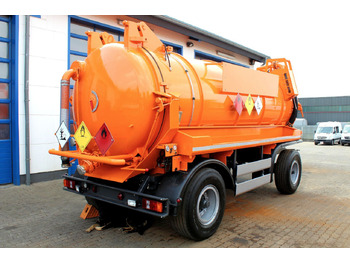 Prikolica cisterna Kutschke / Kroll 10m³ Saug u.Druck ADR  INOX: slika 5