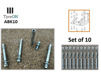 Гаражна опрема ABK10 set of 10 - Anchor Bolt Kit - Internal threaded plus anchor bolts: slika 3 Гаражна опрема ABK10 set of 10 - Anchor Bolt Kit - Internal threaded plus anchor bolts: slika 3