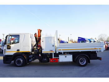 Istovarivač, Kamion sa dizalicom IVECO Eurocargo 120E18 Crane Palfinger / 3-way tipper / sleeper cab: slika 5