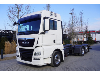 Kamion sa golom šasijom i zatvorenom kabinom MAN TGX 26,500 / 500 HP / steering 3rd axle / 20 t cap. / Chassis 6.5 m: slika 3