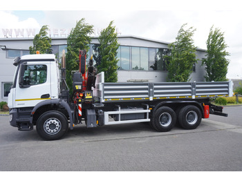 Istovarivač, Kamion sa dizalicom MERCEDES-BENZ AROCS 2633 6x4 / 5.5 T crane FASSI F135 / Tipper 15 EPAL: slika 3