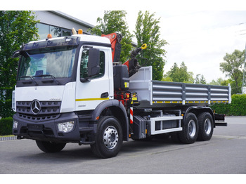 Istovarivač, Kamion sa dizalicom MERCEDES-BENZ AROCS 2633 6x4 / 5.5 T crane FASSI F135 / Tipper 15 EPAL: slika 2