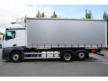Kamion sa ceradom MERCEDES-BENZ Actros 2545 6×2 MP5 / ADR AT / Curtainsider 18 EPAL: slika 2