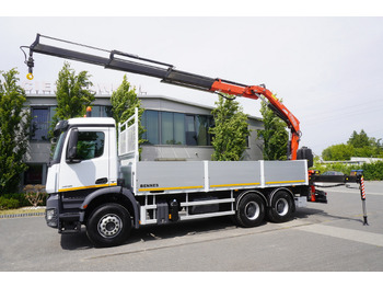 MERCEDES-BENZ Arocs 2633 flatbed truck / Crane FASSI F155A.0.23 / REMOTE CONTROL / 230,000 km MERCEDES-BENZ Arocs 2633 flatbed truck / Crane FASSI F155A.0.23 / REMOTE CONTROL / 230,000 km: slika 3