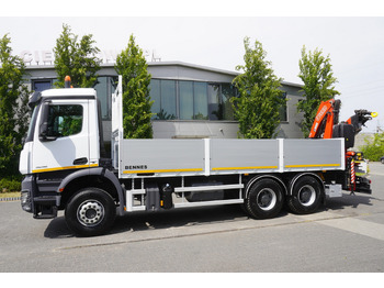MERCEDES-BENZ Arocs 2633 flatbed truck / Crane FASSI F155A.0.23 / REMOTE CONTROL / 230,000 km MERCEDES-BENZ Arocs 2633 flatbed truck / Crane FASSI F155A.0.23 / REMOTE CONTROL / 230,000 km: slika 4