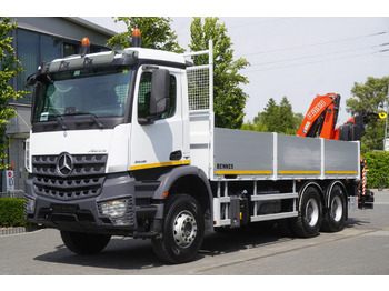MERCEDES-BENZ Arocs 2633 flatbed truck / Crane FASSI F155A.0.23 / REMOTE CONTROL / 230,000 km MERCEDES-BENZ Arocs 2633 flatbed truck / Crane FASSI F155A.0.23 / REMOTE CONTROL / 230,000 km: slika 2