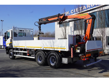Kamion sa tovarnim sandukom, Kamion sa dizalicom RENAULT C380 / 6x4 / HDS Palfinger PK 18002-EH 6000 kg: slika 3