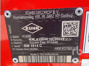 Balirka za okrugle bale novi KUHN SW1614C (Unused): slika 5