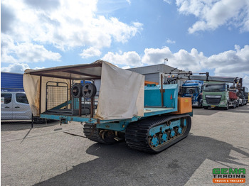 Kiper Morooka MST-1100 Rupsdumper / Werktuigdrager - Platte kiepbak + Hiab 026 T3 Kraan - Komatsu 6Cil: slika 3