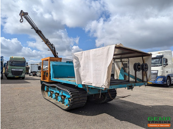 Kiper Morooka MST-1100 Rupsdumper / Werktuigdrager - Platte kiepbak + Hiab 026 T3 Kraan - Komatsu 6Cil: slika 2