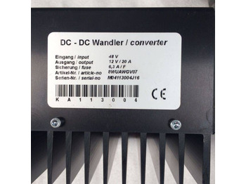Električni sistem za Oprema za rukovanje materijalima DC-DC Converter: slika 4