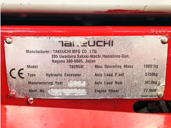 Bager točkaš Takeuchi TB295W (3724): slika 4