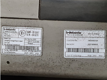 Grejanje/ Ventilacija RENAULT RANGE T / WEBASTO AIR TOP EVO 2000: slika 3 Grejanje/ Ventilacija RENAULT RANGE T / WEBASTO AIR TOP EVO 2000: slika 3