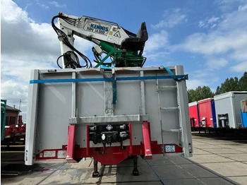 Plato poluprikolica Floor FLO 18 30 S2 + KENNIS CRANE 3X STEERING AXLE: slika 2