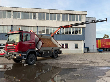 Scania G370 4X4 EURO 6 + 3-SIDE TIPPER + PALFINGER PK9002 + REMOTE Scania G370 4X4 EURO 6 + 3-SIDE TIPPER + PALFINGER PK9002 + REMOTE: slika 2