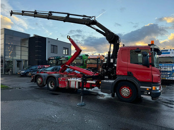 Kamion sa hidrauličnom kukom, Kamion sa dizalicom Scania P320 6X2 - EURO 6 + HIAB XS 144 HIPRO + REMOTE + HIAB HOOK + RETARDER: slika 3
