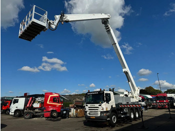 Vazdušna platforma montirana na kamion Scania P400 8X4 MULTITEL J360 60METER EURO 5: slika 2