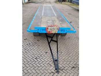 Plato prikolica Van Hool 13.60 M LONG - 1 M HIGH - SUPER SINGLE TIRES - DRUM BRAKES: slika 2