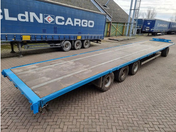 Plato prikolica Van Hool 13.60 M LONG - 1 M HIGH - SUPER SINGLE TIRES - DRUM BRAKES: slika 4