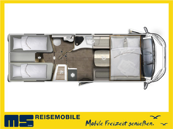 Eura Mobil INTEGRA LINE 720 EF /180PS-9G MAXI/ EINZELBETTEN Eura Mobil INTEGRA LINE 720 EF /180PS-9G MAXI/ EINZELBETTEN: slika 2