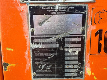 Kompresor za vazduh Compair C100 Mercedes OM 364 A 10.5 m3 / min 77 kW 7 Bar Silent Diesel  Compressor: slika 3