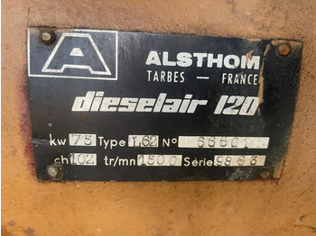 Set generatora Dieselair Alsthom Unelec 85 kVA noodstroom generatorset ex Emergency: slika 3