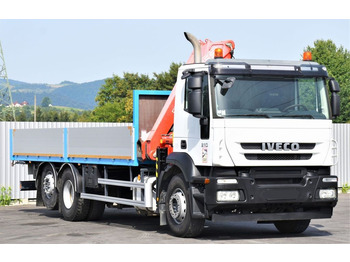 Kamion sa dizalicom Iveco Stralis 310 PRITSCHE 7,05m +KRAN +FUNK: slika 3