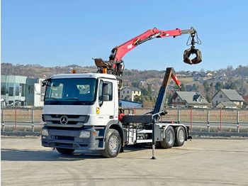 Kamion sa hidrauličnom kukom, Kamion sa dizalicom novi Mercedes-Benz ACTROS 2544 * ABROLLKIPPER * LHO L190Z(78) * TOP: slika 2