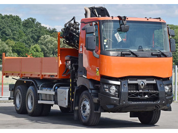 Kamion sa dizalicom, Istovarivač Renault K 430 * HIAB 144 B-3 HIDUO + FUNK / 6x4: slika 3