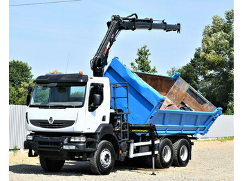 Kamion sa dizalicom, Istovarivač Renault KERAX 370 DXI* HIAB 122B-3 HIDUO/FUNK * 6x4: slika 3