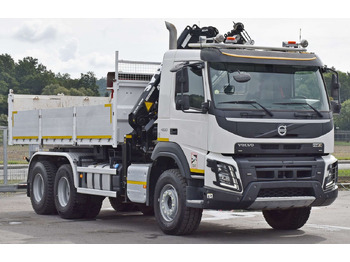 Kamion sa dizalicom Volvo FMX 460 Kipper 5,40m *ATLAS 172.3E/FUNK *6x4: slika 3