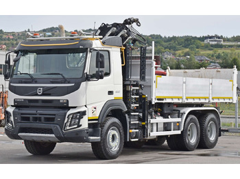 Kamion sa dizalicom Volvo FMX 460 Kipper 5,40m *ATLAS 172.3E/FUNK *6x4: slika 4