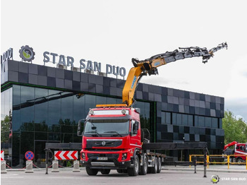 Kamion sa dizalicom Volvo  FMX 500 8x2 Effer 585 Fly Jib Winch Crane Kran: slika 2