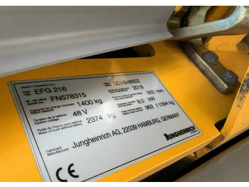 Električni viljuškar Jungheinrich EFG216: slika 4