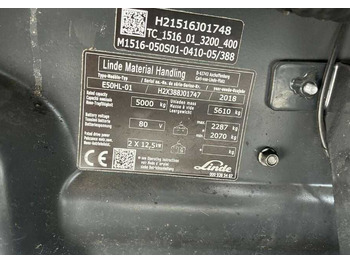 Električni viljuškar Linde E50HL-01: slika 4