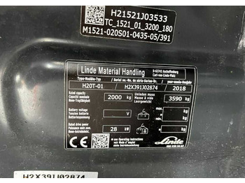 Gasni viljuškar Linde H20T-01: slika 4