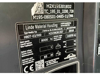 Gasni viljuškar Linde H80T-03/900: slika 3