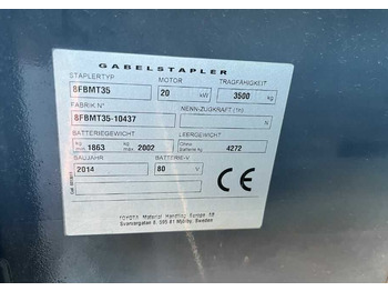 Električni viljuškar Toyota 8FBMT35: slika 4