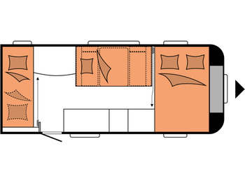 Kamp prikolica Hobby DE LUXE 490 KMF: slika 2