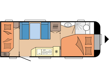 Kamp prikolica HOBBY DE LUXE 540 KMFe