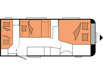 Kamp prikolica Hobby DE LUXE 560 KMFe: slika 2