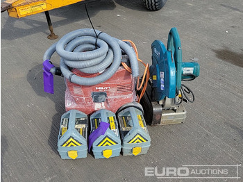 Građevinska oprema Hilti VC 20-U 110Volt Vacuum Cleaner, Makita LW1400 110Vot Chop Saw, Radio Cable Detector (3 of): slika 2