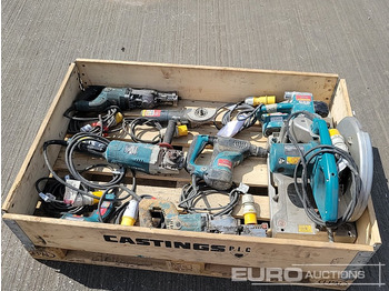 Građevinska oprema Makita 110Volt Cut Off Saw, Belt Sander, Grinder (2 of), Reciprocating Saw (2 of), Hammer Drill, Screwdriver: slika 2